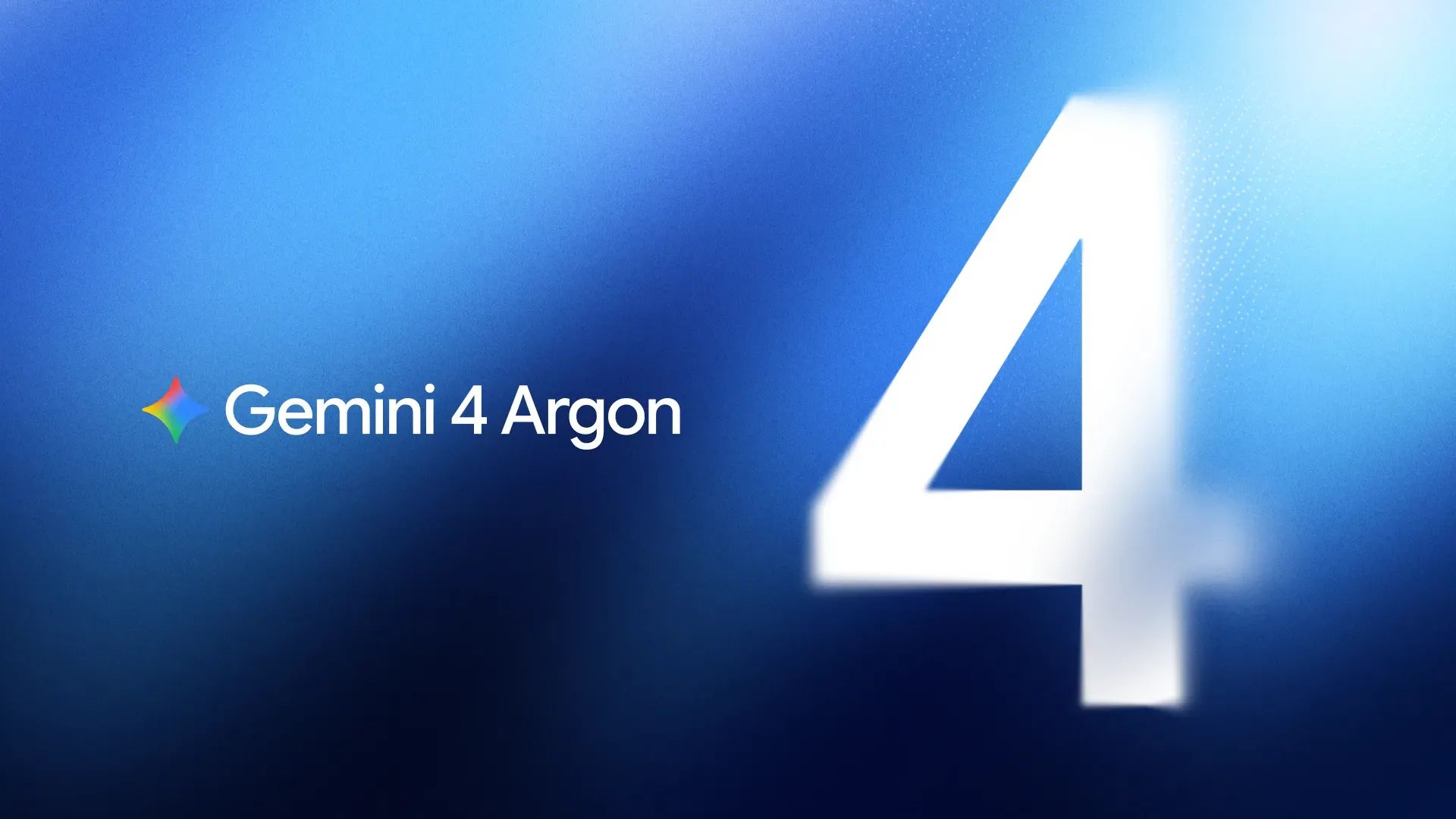 Google's official Gemini 4 Argon launch hero